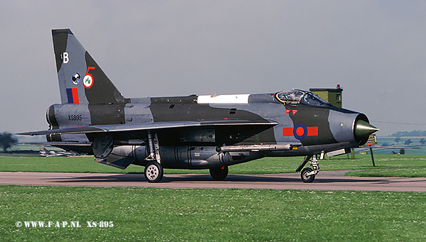 English Electric  Lightning F-6    XS895      Binbrook  