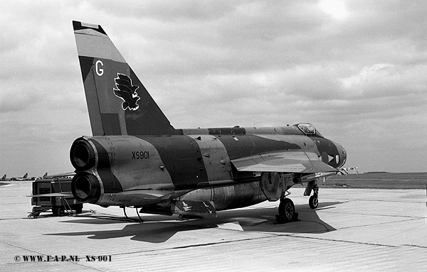 English Electric  Lightning F-6    XS901       Binbrook    26-08-1978