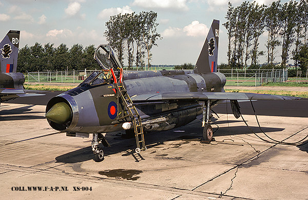 English Electric  Lightning F-6    XS904   Leeuwarden