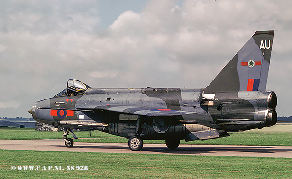 English Electric  Lightning F-6    XS928    Binbrook