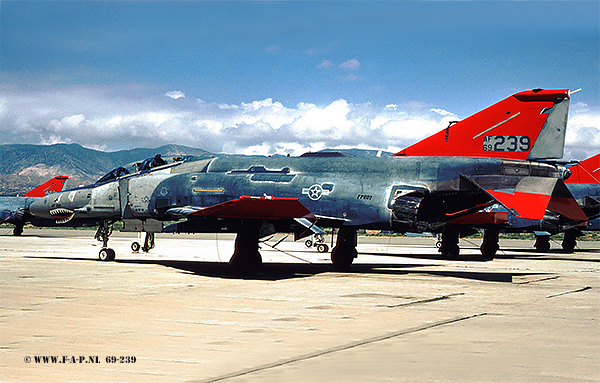 QF-4G Phantom  69-239.  Mojave California. Aug-1998