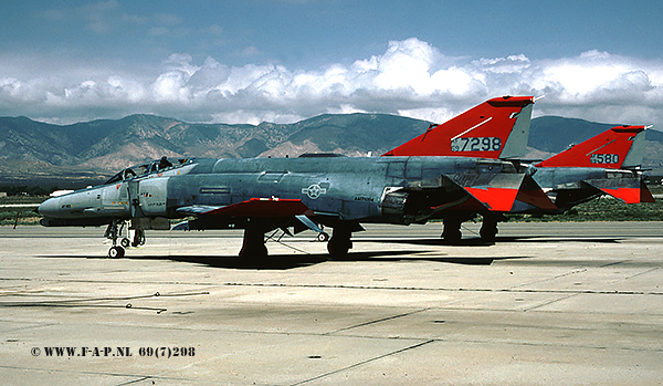 QF-4G Phantom  69-298   Majave California. Aug-1998