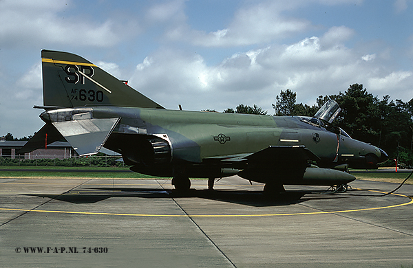 F-4G Phantom  74-630.  86-TFW  Ramstein 