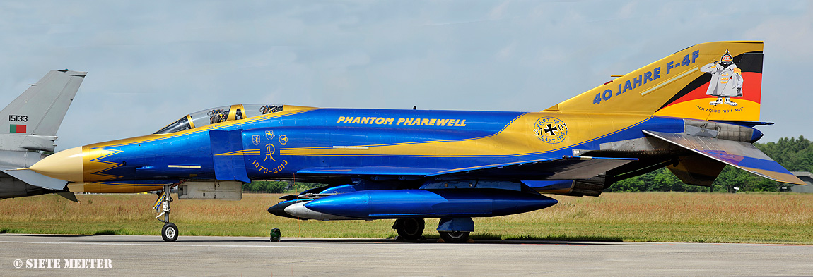 Phantom F-4F  37+01  JG-71  Phantom Pharewell 40 years F-4F  Volkel  14-06-2013