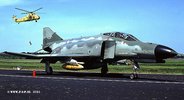 F-4F Phantom 37+51 JG-71.  Twente 07-1987