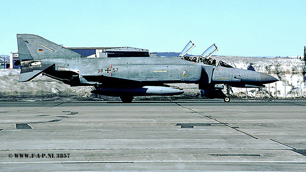 F-4F Phantom  38+57  JG-74  Leeuwarden 03-99