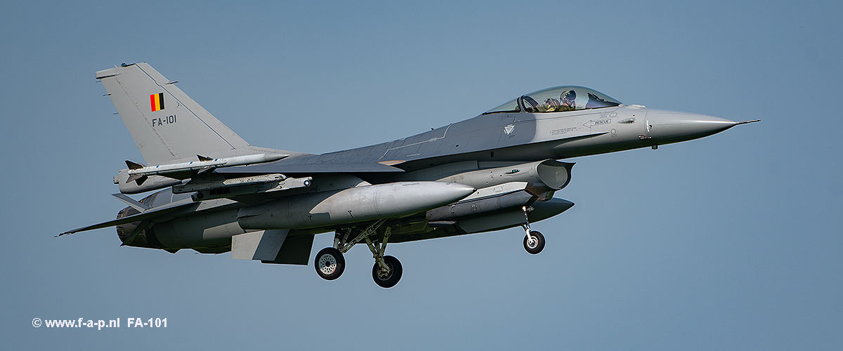 General Dynamics F-16 MLU   FA101    BAF  Leeuwarden  05-09-2024