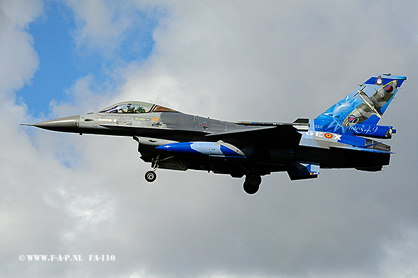 F-16-Am   FA-110    RBAF    Leeuwarden 14-09-2011