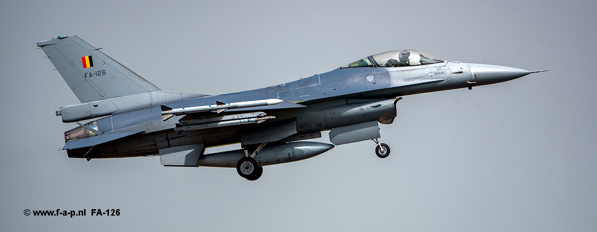 General Dynamics F-16 MLU   FA-126   BAF  Leeuwarden