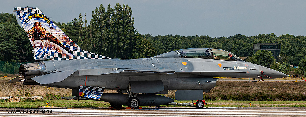 General Dynamics F-16    FB-18   BAF  Kleine Brogel