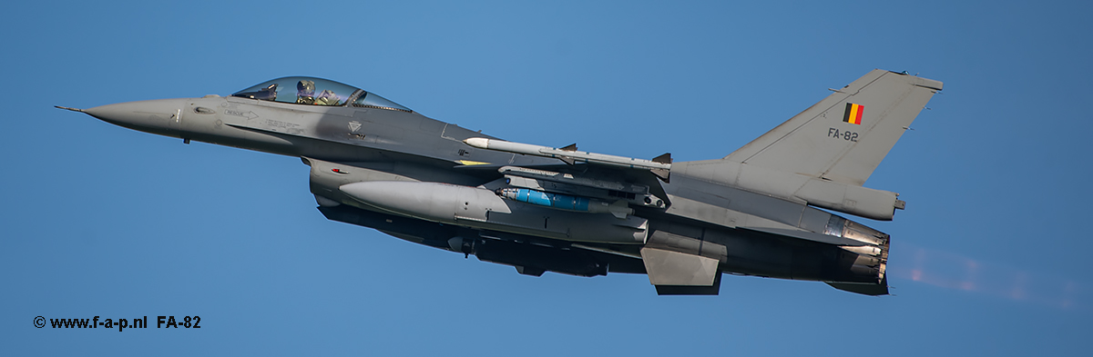 General Dynamics F-16 MLU   FA-82   BAF   Leeuwarden   09-10-2024