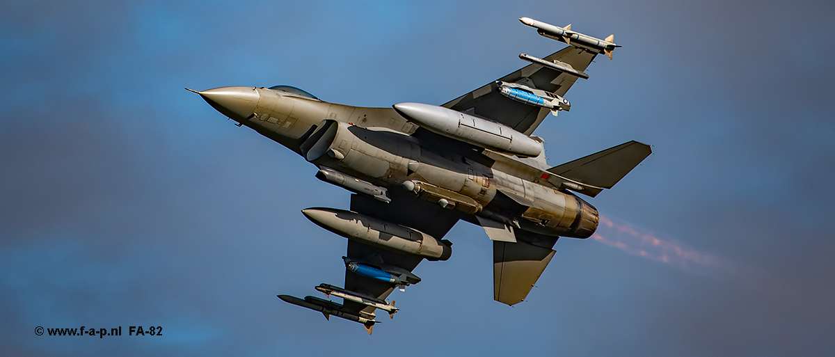 General Dynamics F-16 MLU   FA-82   BAF  Leeuwarden  09-10-2024