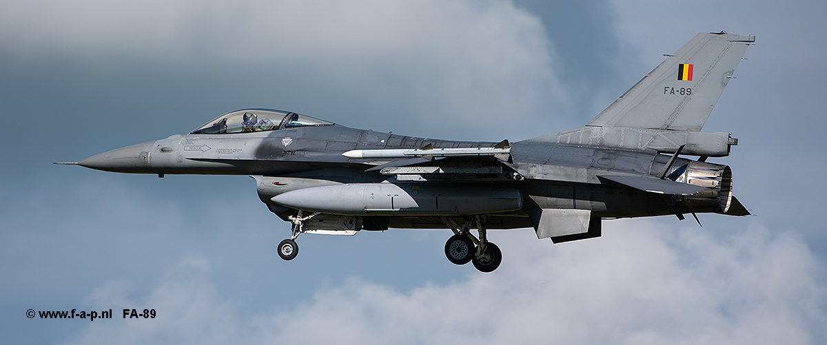 General Dynamics F-16 MLU   FA-89   BAF  Leeuwarden 09-09-2024