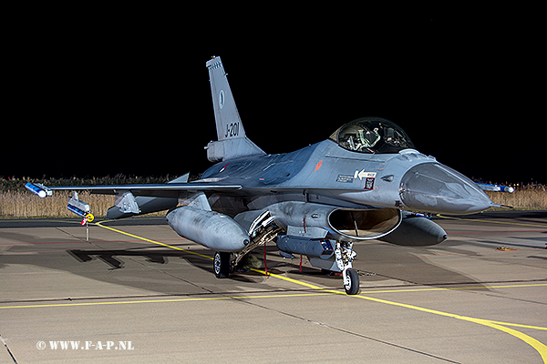 F-16A MLU    J-201    322- Sqd   Leeuwarden  06-02-2018