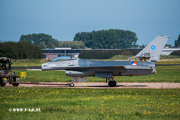F-16-A    J-219   TCA   Leeuwarden  08-09-2021