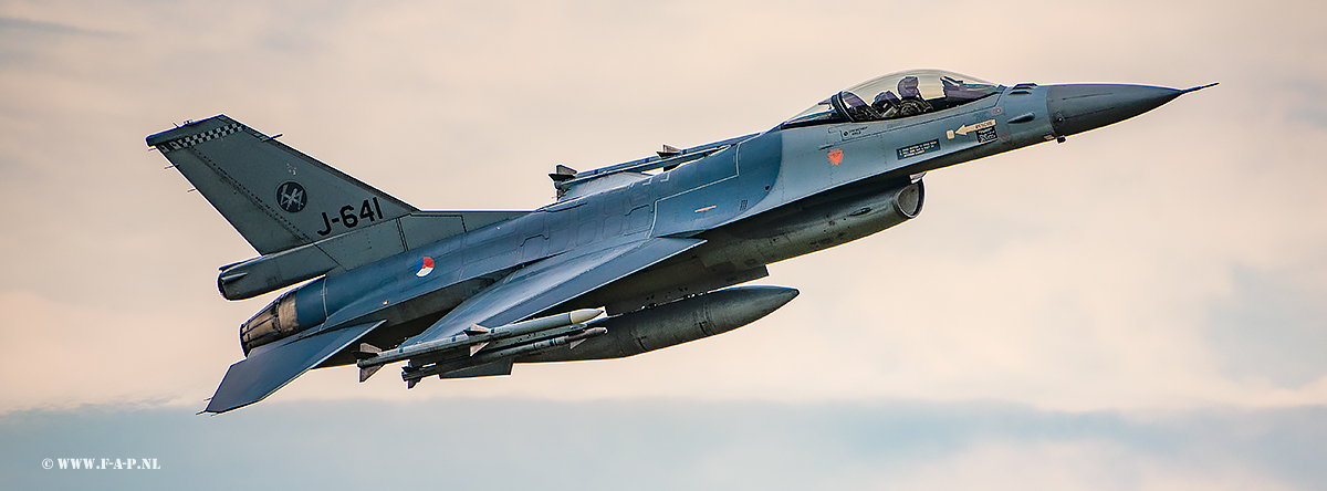 F-16A-MLU Tactical number J-641 312-Sqd Leeuwarden.03-06-2021