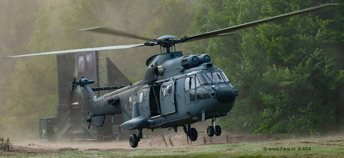 Eurocopter AS-532U2 Cougar Mk2  S-454  c/n-2454 Netherlands - Air Force  Havelte  28-05-2010