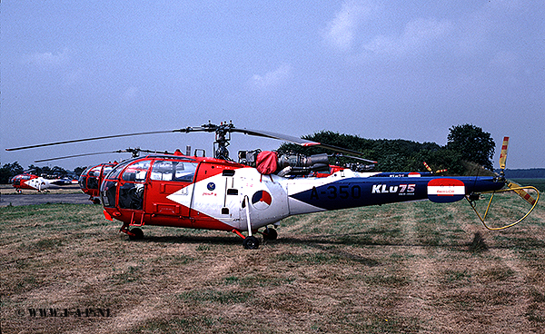 Alouette 3  A-350  The Grashoppers  Deelen  Jul-1988