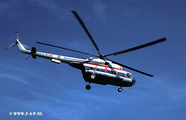 Mil mi 17    H-213.     Croation Air Force   Zagreb  Jul-1996