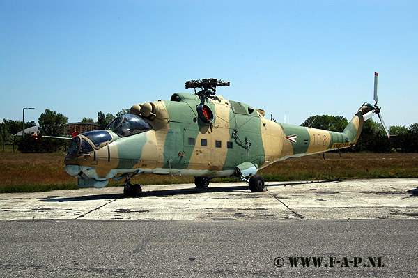 Mil Mi-Hind 24     108    Bakony Regiment  Szentkirlyszabadja Air Base  07-07-2004