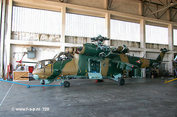 Mil Mi-Hind 24 720    Bakony Regiment  Szentkirlyszabadja Air Base  07-07-2004