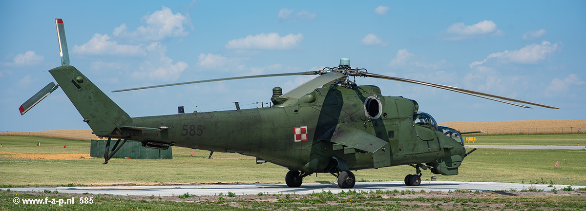 Mil Mi-24 D Hind D     585    c/n-220585     Poland - Army   Chełm - Depułtycze Krlewskie  11-07-2024