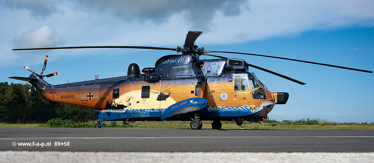 Westland Sea King Mk.41   89+58   c/n-WA759     "Goodbye King"  50 years Sea King" MFG-5   Nordholz  30-08-2024