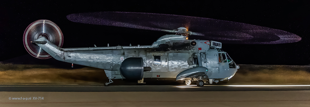 Westland Sea King AEW2A  XW-714  c/n-WA/685  Royal Navy  At Leeuwarden 06-02-2018