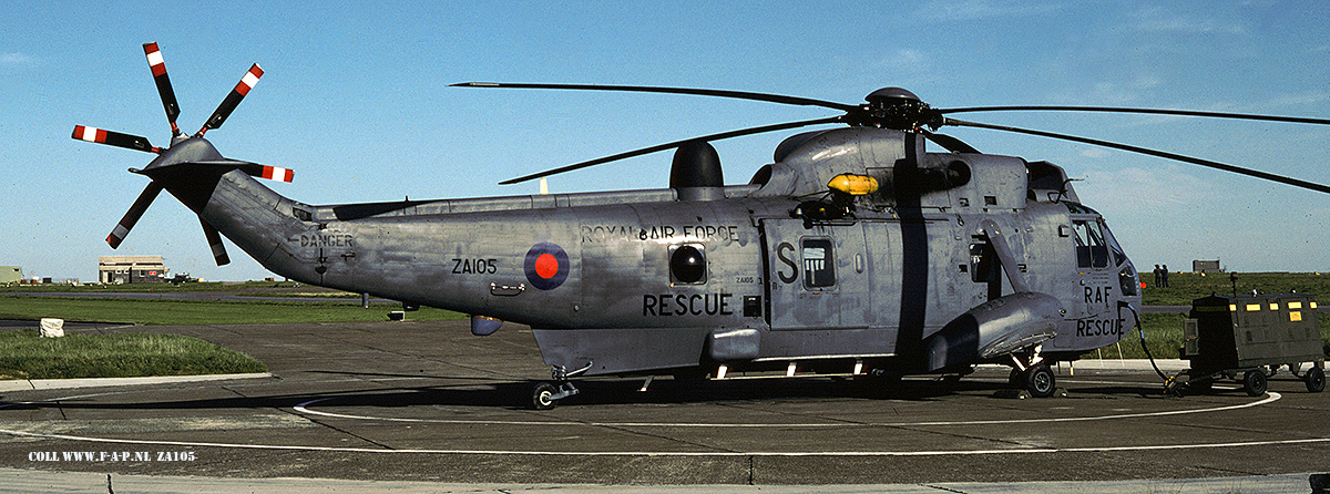Westland Sea King HAR.3  ZA-105  c/n-WA886  202/203(R)sqn  Royal Air Force Rescue