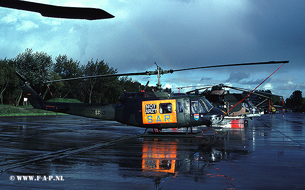 Bell. UH-1D. 71+43  LTG-43.  SAR-Meet  Leeuwarden  05-Okt-1994