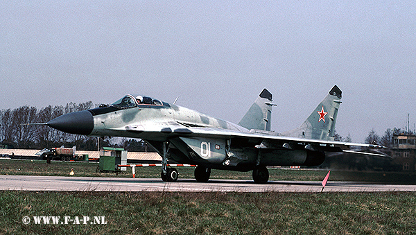 MiG 29-Fulcrum C  01 of 787-IAP  Finow 14-04-1993
