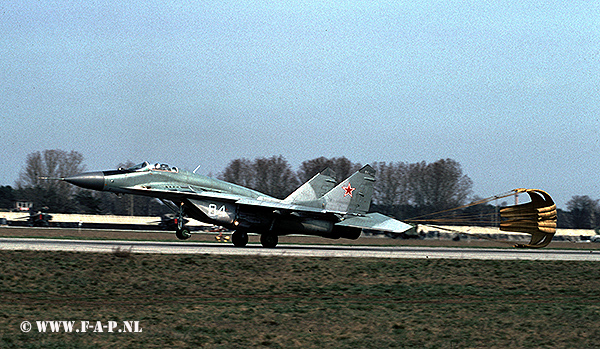 MiG 29-Fulcrum C  04 of 787-IAP  Finow 14-04-1993