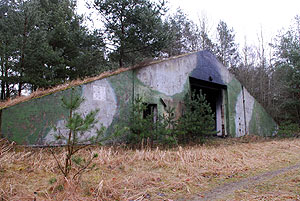 Depot for Air Defence Missile  Type "Newa" or Nuclear  Artillery Ammunition  A  little  south of the Airbase   01-03-2008