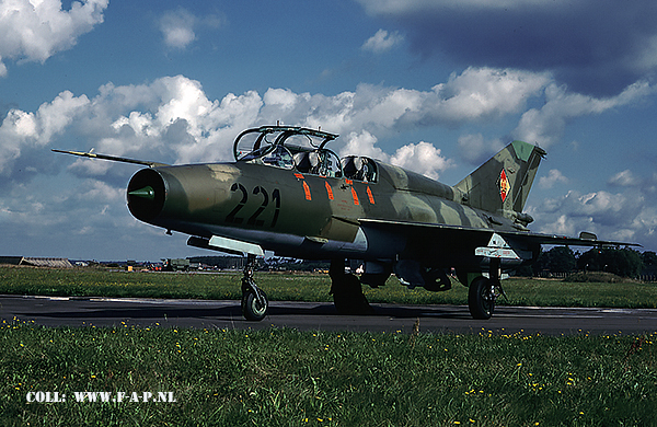 MiG 21 US   Tactical number 221 c/n 07685147    FAG-15   Preschen
