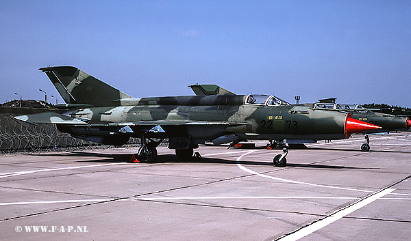 MiG 21 M  2273  ex 573   JG-2  NVA   Drewitz 29-07-1992