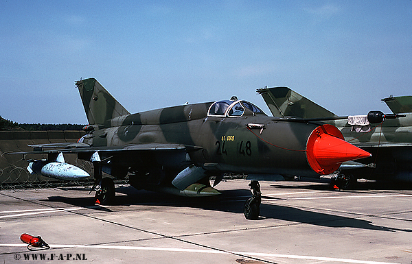 MiG-21-Bis-Sau    2448   ex 946 NVA  Drewitz  29-07-1992