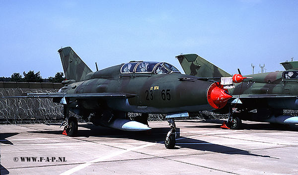 MiG 21 UM  2365  ex 249  JG-8     Drewitz 29-07-1992