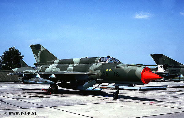 MiG-21-Bis-Sau     2418   ex 838  NVA  Drewitz  29-07-1992