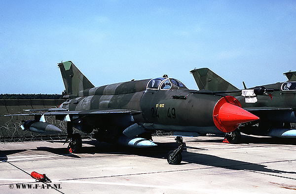 MiG-21-Bis-Sau    2449   951 ex NVA   Drewitz  29-07-1992