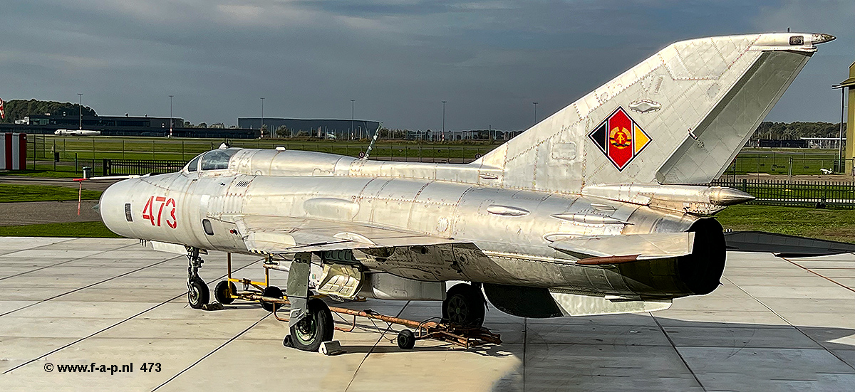 Mikoyan-Gurevich MiG-21SPS-K   473   c/n-94A7006  East Germany - Air Force  at Lelystad 12-10-2022