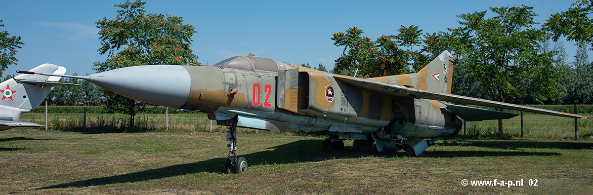 Mikoyan-Gurevich MiG-23MF  Flogger   02  c/n-0393217153  Ex Hungarian AF   Komo-Sky 51-es Bzis  Dunavarsny / Komo-Sky [ Off-Airport ]   13-07-2024