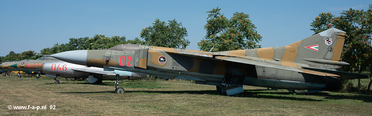 Mikoyan-Gurevich MiG-23MF  Flogger   02  c/n-0393217153  Ex Hungarian AF   Komo-Sky 51-es Bzis  Dunavarsny / Komo-Sky [ Off-Airport ]   13-07-2024