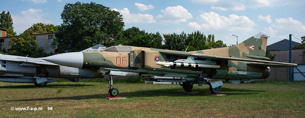 Mikoyan-Gurevich MiG-23        06   c/n-0390217165     RepTr Museum of Szolnok  12-07-2024