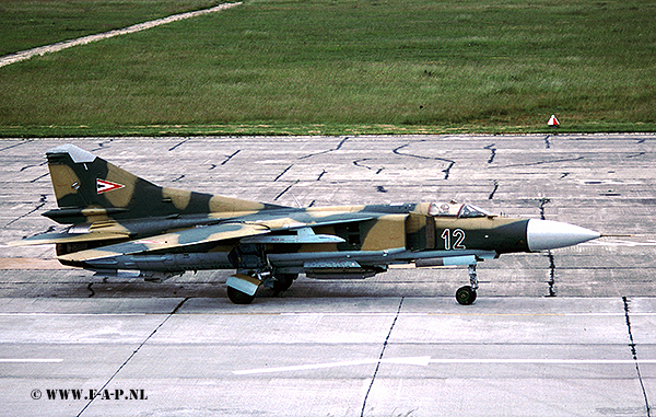 MiG-23UB    12   Papa    Jun 1991