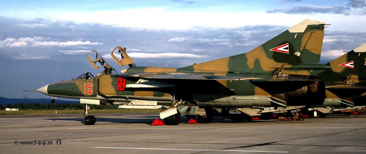 MiG-23UB    15    Papa    Jun 1991