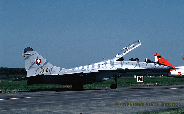 MiG 29  1303    Slovak Air Force   Twente