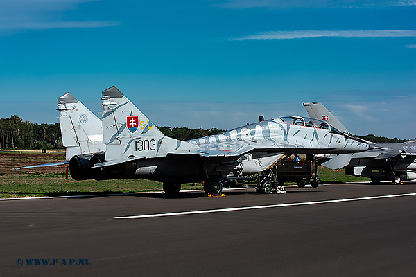 MiG 29  1303    Slovak Air Force  Kleine Bogel  09-09-2018 