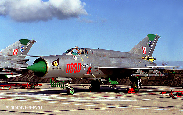 MiG 21Bis  0880 1-Pluk- Babie Doly 22-02-2000