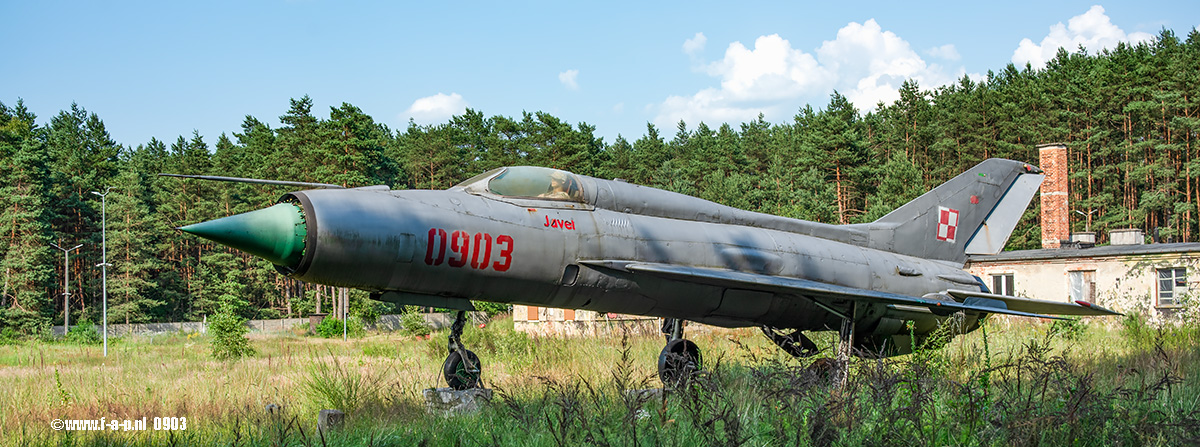 Mikoyan Gurevich MiG-21-PF  0903  c/n-76903 Polish AF at Gucin Poland 10-07-2024