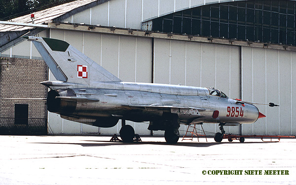 MiG 21 Bis  9854 - 9-PLM  Zegrze Pomorskie 26-06-2001